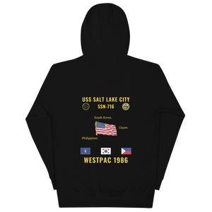 USS Salt Lake City (SSN-716) 1986 WestPac Cruise Hoodie
