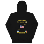USS Miami (SSN-755) 1998-99 Med Cruise Hoodie