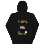 USS Michigan (SSGN-727) 2009 WestPac Cruise Hoodie