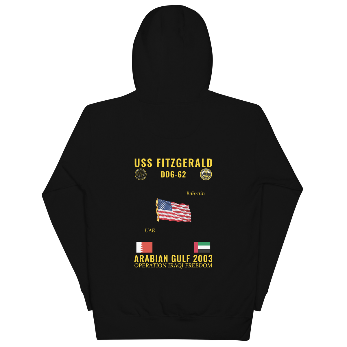 USS Fitzgerald (DDG-62) 2003 Arabian Gulf Cruise Hoodie
