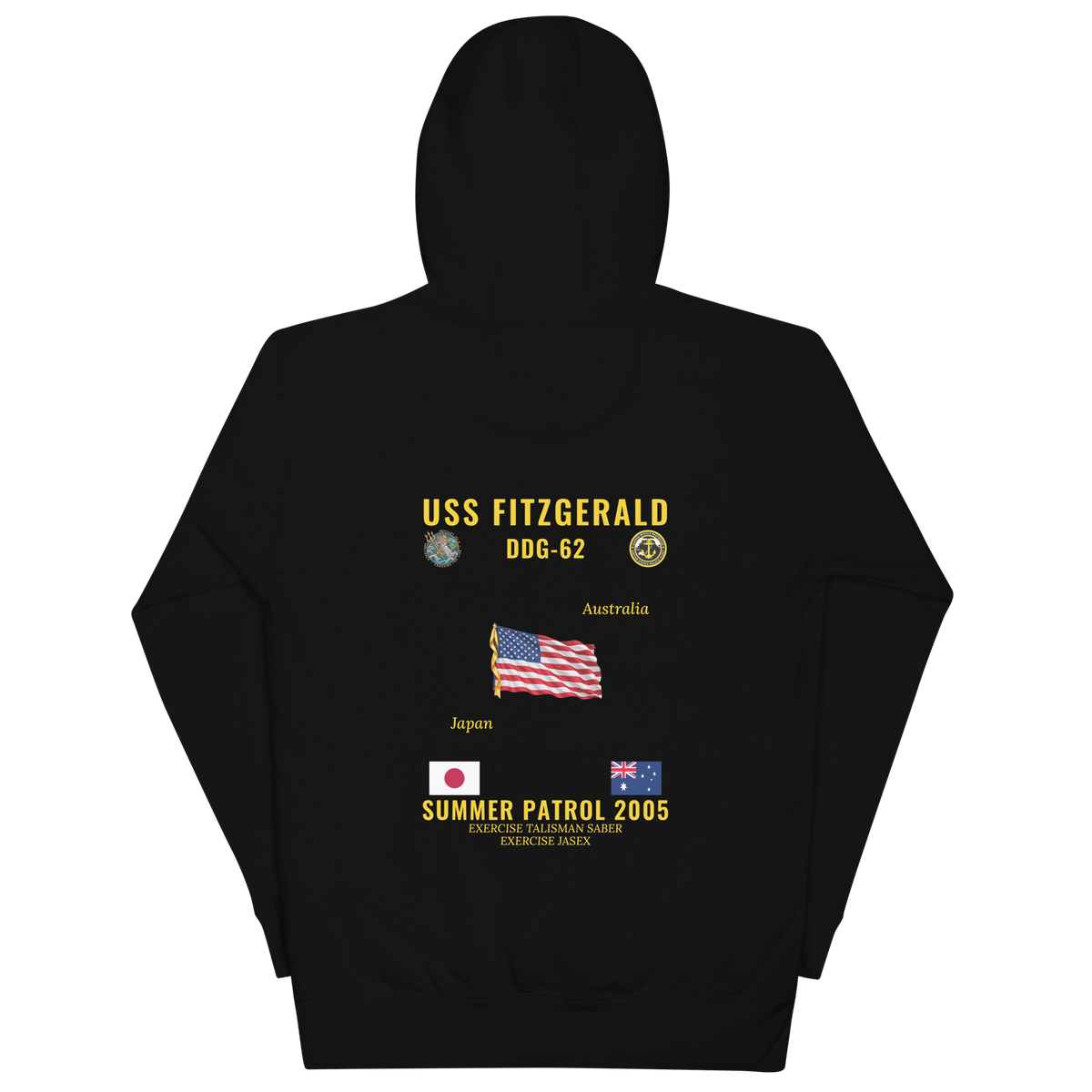 USS Fitzgerald (DDG-62) 2005 Summer Patrol Cruise Hoodie
