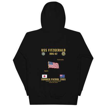 USS Fitzgerald (DDG-62) 2005 Summer Patrol Cruise Hoodie