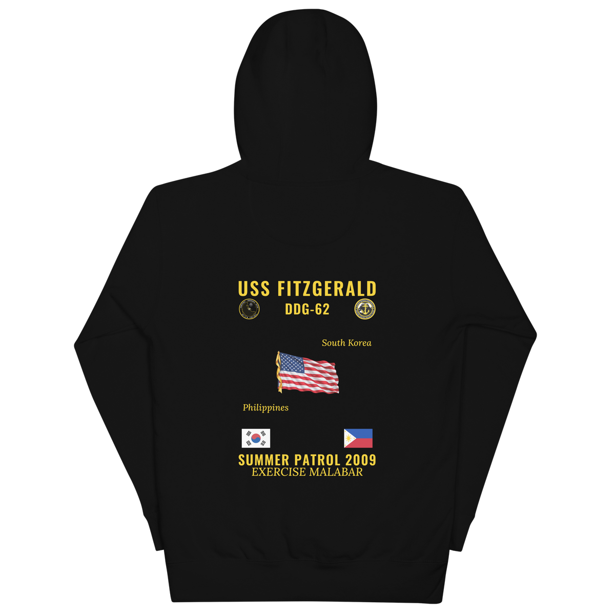 USS Fitzgerald (DDG-62) 2009 Summer Patrol Cruise Hoodie