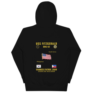 USS Fitzgerald (DDG-62) 2009 Summer Patrol Cruise Hoodie