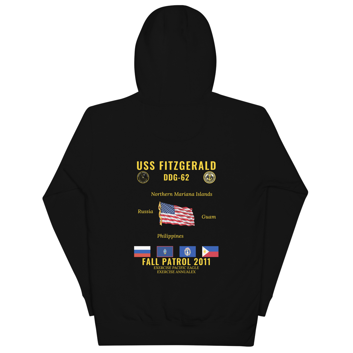USS Fitzgerald (DDG-62) 2011 Fall Patrol Cruise Hoodie