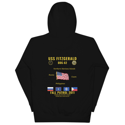 USS Fitzgerald (DDG-62) 2011 Fall Patrol Cruise Hoodie