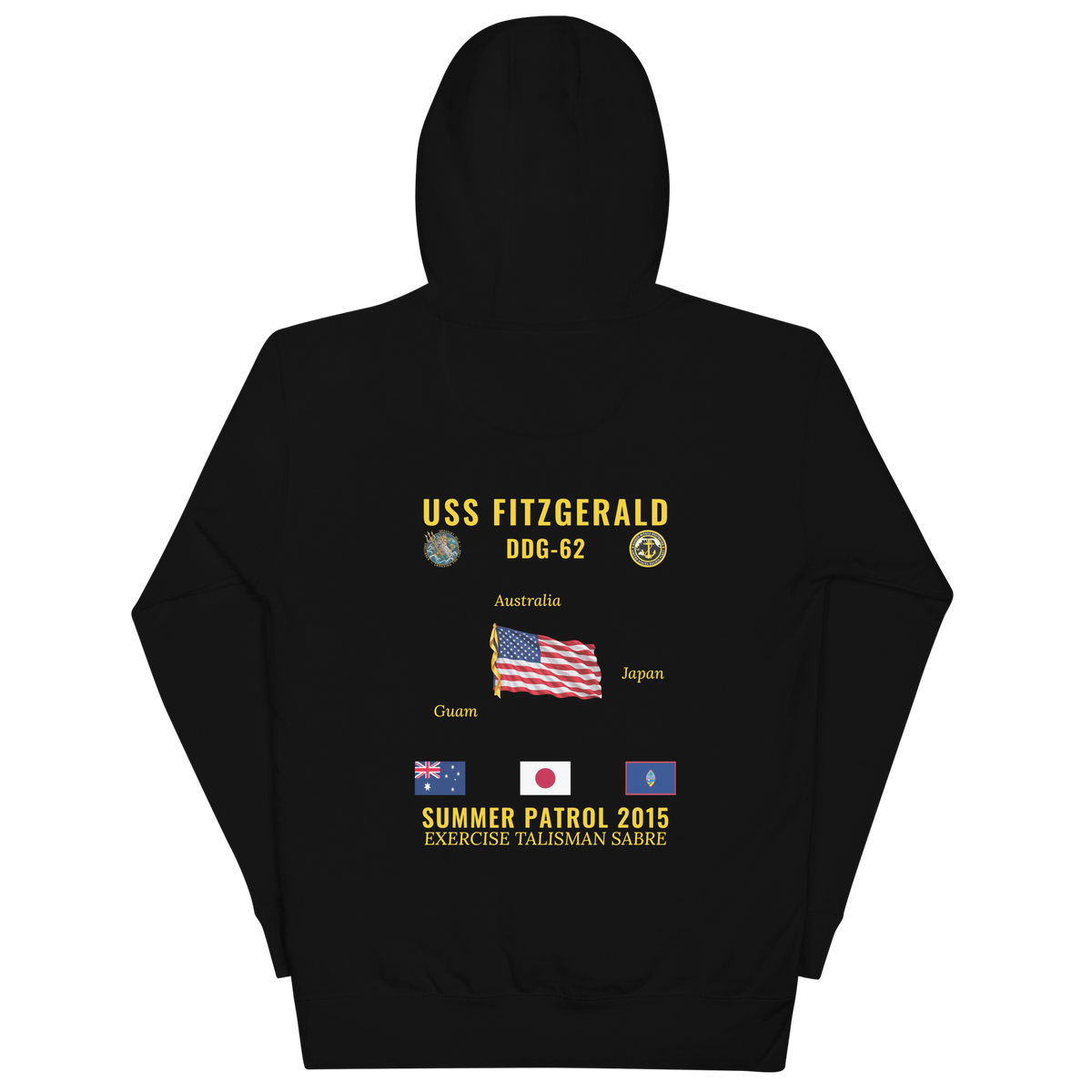 USS Fitzgerald (DDG-62) 2015 Summer Patrol Cruise Hoodie