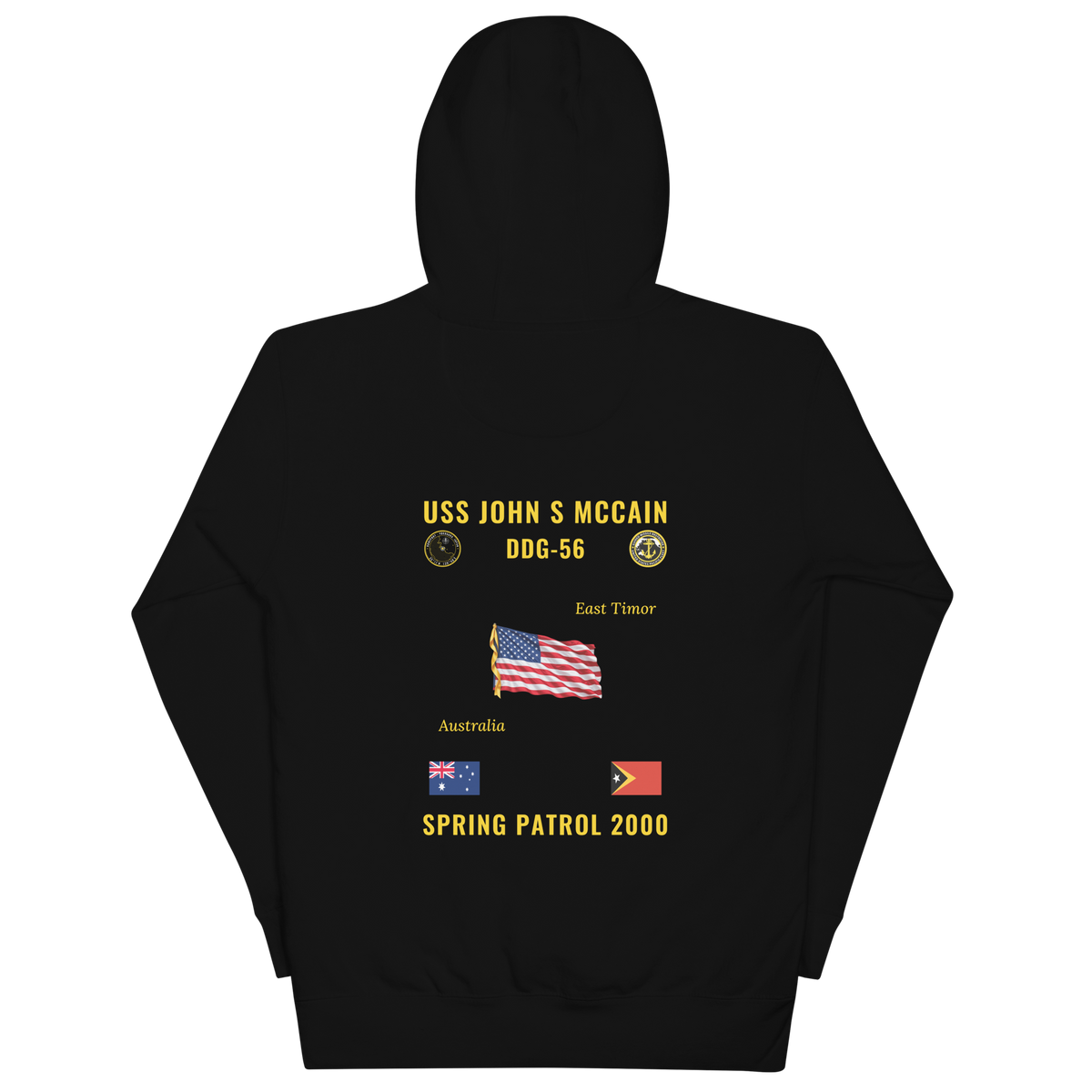 USS John S McCain (DDG-56) 2000 Spring Patrol Cruise Hoodie
