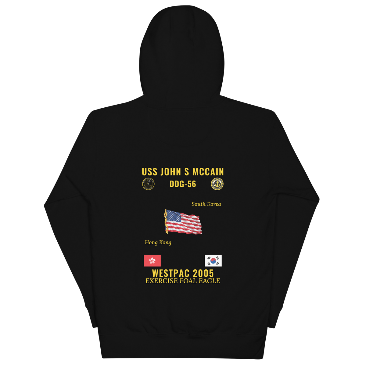 USS John S McCain (DDG-56) 2005 WestPac Cruise Hoodie