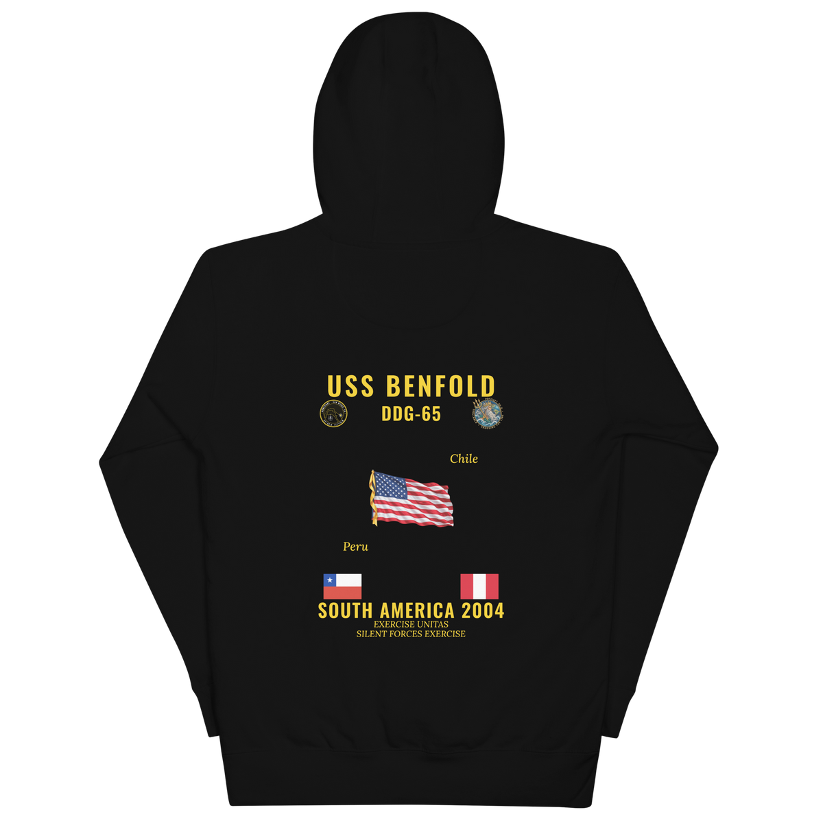 USS Benfold (DDG-65) 2004 South America Cruise Hoodie