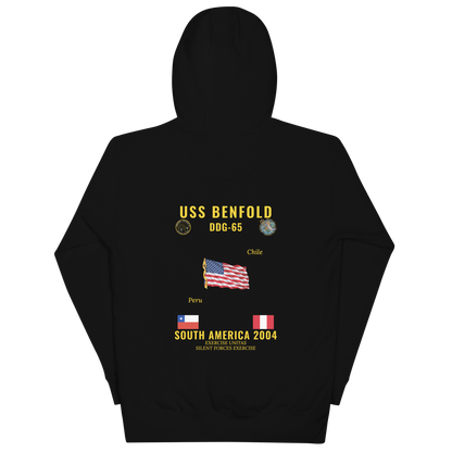 USS Benfold (DDG-65) 2004 South America Cruise Hoodie