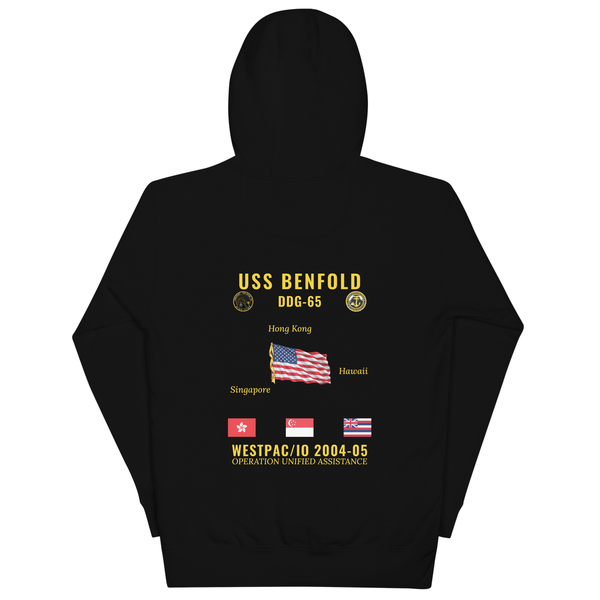 USS Benfold (DDG-65) 2004-05 WestPac/IO Cruise Hoodie