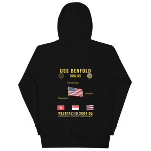 USS Benfold (DDG-65) 2004-05 WestPac/IO Cruise Hoodie