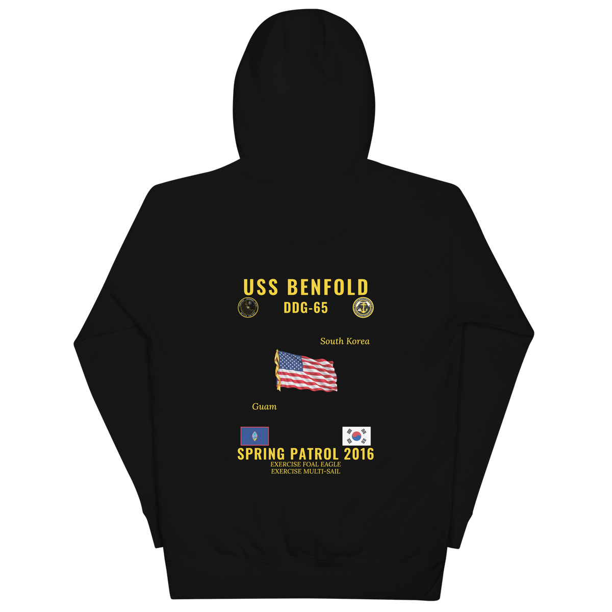 USS Benfold (DDG-65) 2016 Spring Patrol Cruise Hoodie