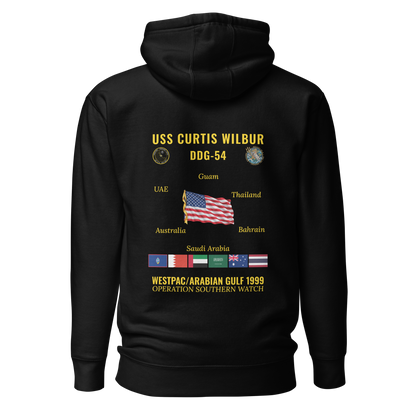 USS Curtis Wilbur (DDG-54) 1999 WestPac/Arabian Gulf Cruise Hoodie
