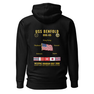 USS Benfold (DDG-65) 2008 WestPac/Arabian Gulf Cruise Hoodie