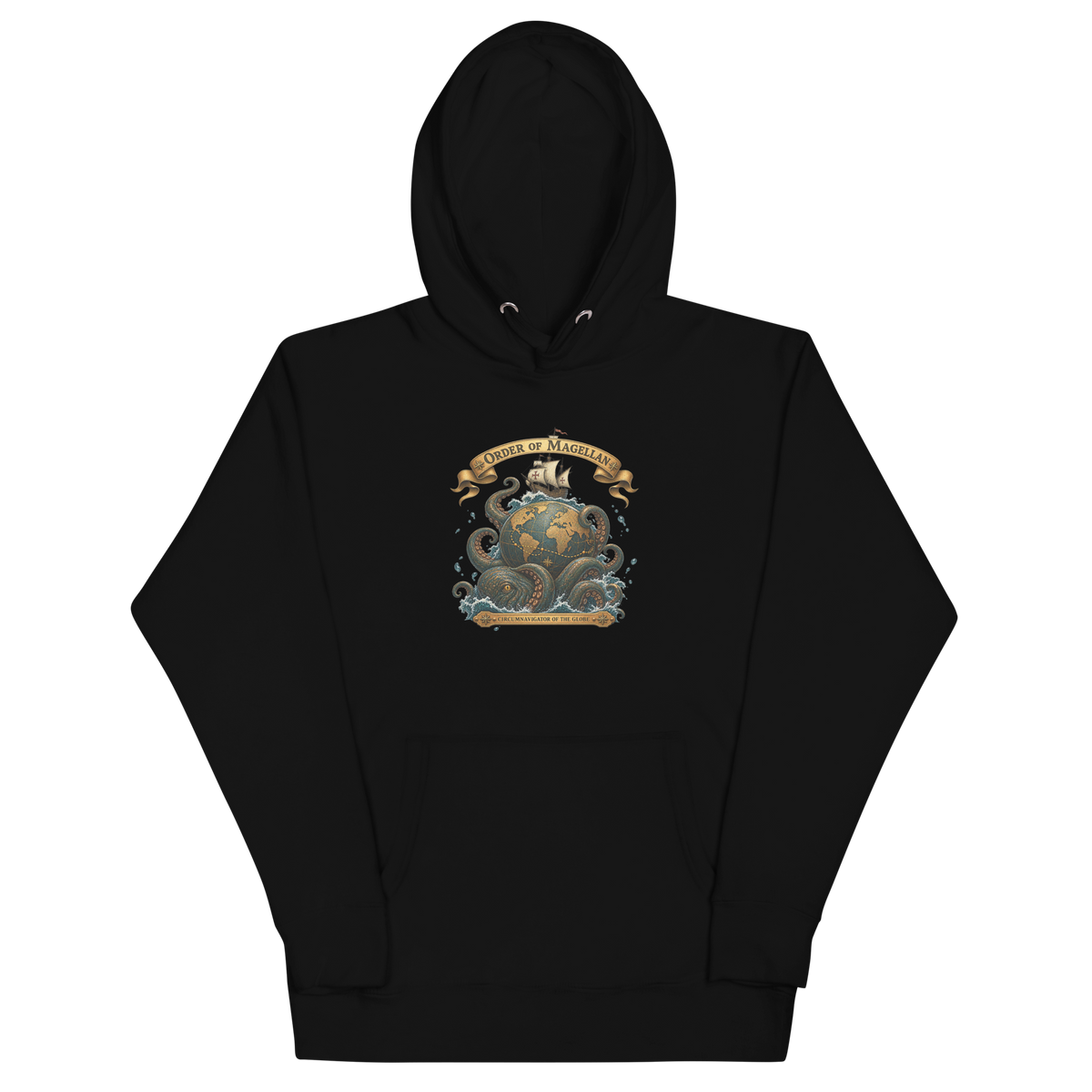 Circumnavigator (Kraken & Ship) Hoodie