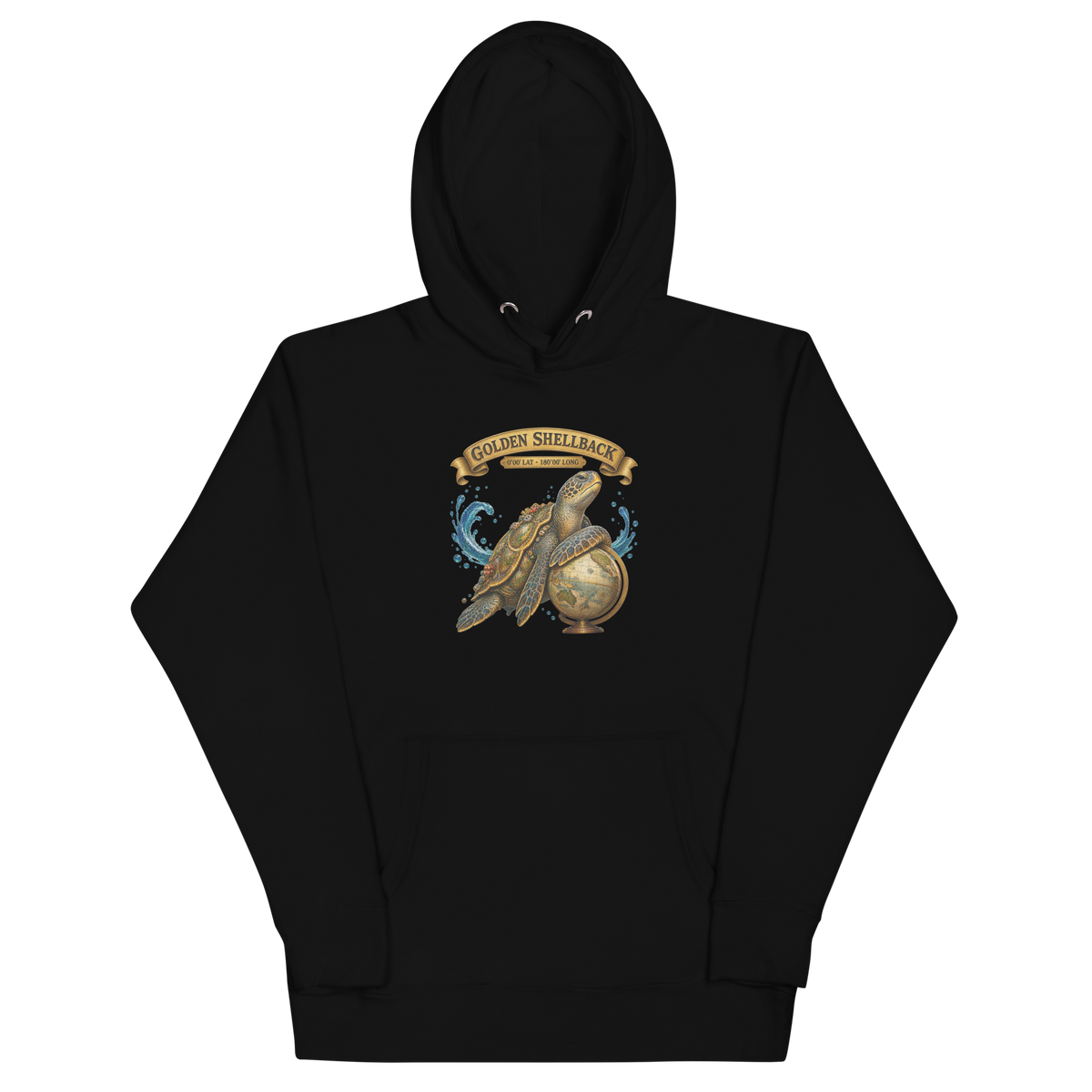 Golden Shellback (Sea Turtle) Hoodie