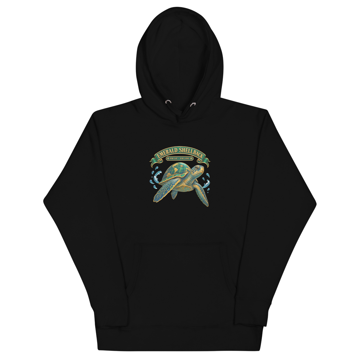 Emerald Shellback (Sea Turtle) Hoodie