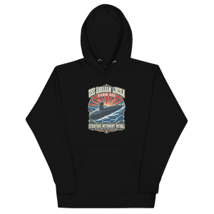 USS Abraham Lincoln (SSBN-602) Deterrent Patrol Hoodie - Design 3