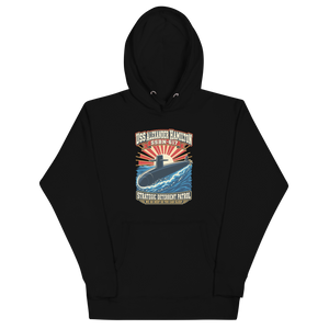 USS Alexander Hamilton (SSBN-617) Deterrent Patrol Hoodie - Retro