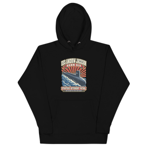 USS Andrew Jackson (SSBN-619) Deterrent Patrol Hoodie - Retro