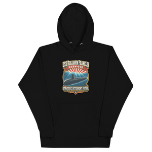 USS Benjamin Franklin (SSBN-640) Deterrent Patrol Hoodie - Retro