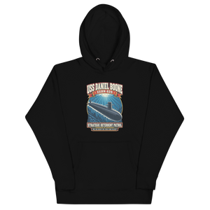USS Daniel Boone (SSBN-629) Deterrent Patrol Hoodie - Retro