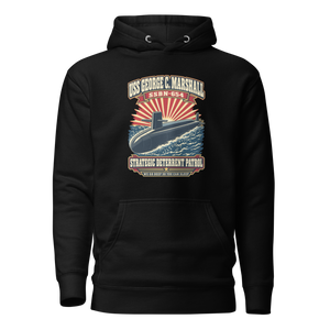 USS George C. Marshall (SSBN-654) Deterrent Patrol Hoodie - Retro