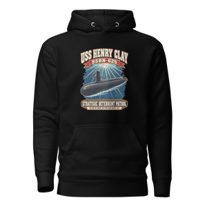 USS Henry Clay (SSBN-625) Deterrent Patrol Hoodie - Retro