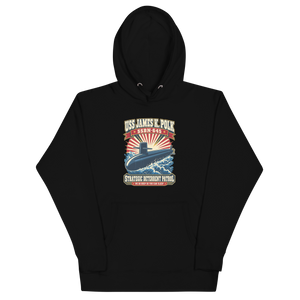 USS James K. Polk (SSBN-645) Deterrent Patrol Hoodie - Retro
