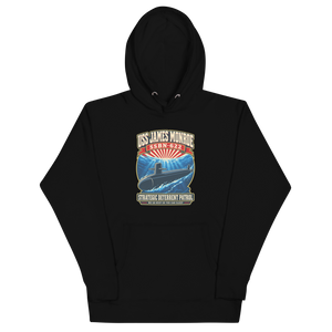 USS James Monroe (SSBN-622) Deterrent Patrol Hoodie - Retro