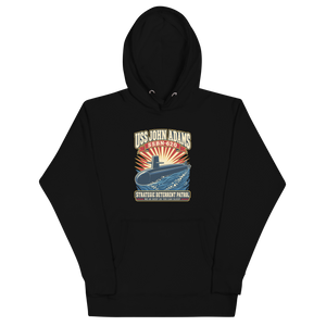 USS John Adams (SSBN-620) Deterrent Patrol Hoodie - Retro