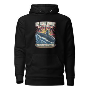 USS George Bancroft (SSBN-643) Deterrent Patrol Hoodie - Retro