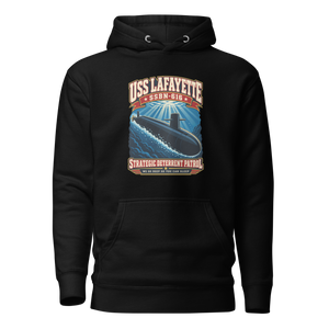 USS Lafayette (SSBN-616) Deterrent Patrol Hoodie - Retro