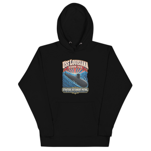 USS Louisiana (SSBN-743) Deterrent Patrol Hoodie - Retro