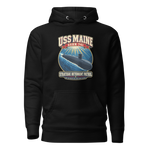 USS Maine (SSBN-741) Deterrent Patrol Hoodie - Retro