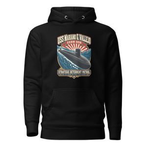 USS Mariano G. Vallejo (SSBN-658) Deterrent Patrol Hoodie - Retro