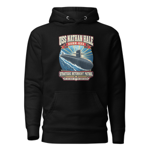 USS Nathan Hale (SSBN-623) Deterrent Patrol Hoodie - Retro