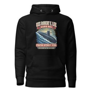 USS Robert E. Lee (SSBN-601) Deterrent Patrol Hoodie - Retro