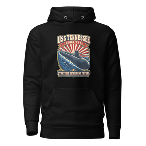 USS Tennessee (SSBN-734) Deterrent Patrol Hoodie - Retro