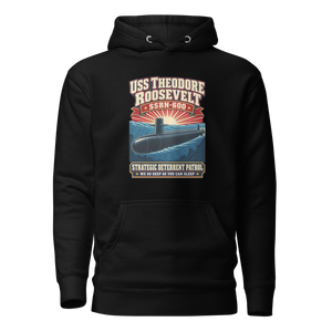 USS Theodore Roosevelt (SSBN-600) Deterrent Patrol Hoodie - Retro