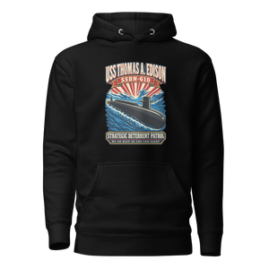USS Thomas A. Edison (SSBN-610) Deterrent Patrol Hoodie - Retro