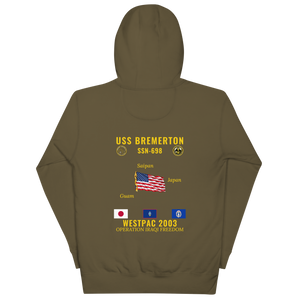 USS Bremerton (SSN-698) 2003 WestPac Cruise Hoodie