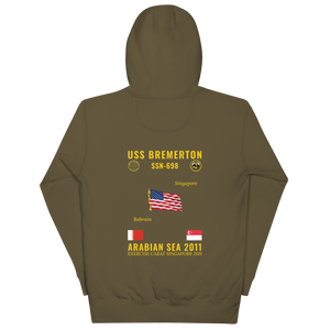 USS Bremerton (SSN-698) 2011 Arabian Sea Cruise Hoodie