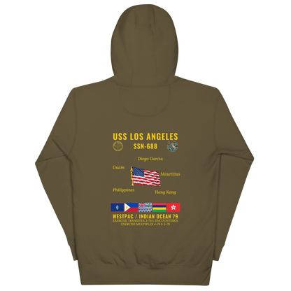 USS Los Angeles (SSN-688) 1979 WestPac/Indian Ocean Cruise Hoodie