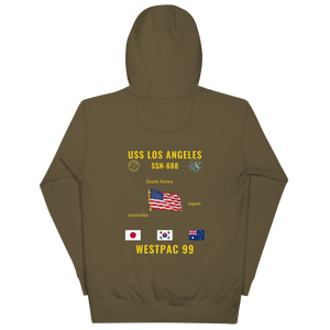 USS Los Angeles (SSN-688) 1999 WestPac Cruise Hoodie
