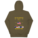 USS San Francisco (SSN-711) 1994 WestPac Cruise Hoodie