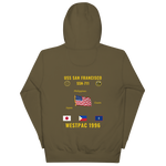 USS San Francisco (SSN-711) 1996 WestPac Cruise Hoodie