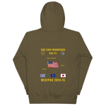 USS San Francisco (SSN-711) 2014-15 WestPac Cruise Hoodie